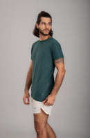 T-Shirt Tech Masculina Verde Escura