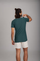 T-Shirt Tech Masculina Verde Escura