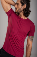T-Shirt Energy Masculina Vinho