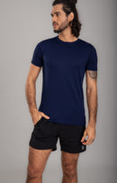 T-Shirt Flex Masculina Azul Marinho