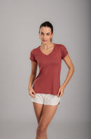 T-Shirt Energy Feminina Cappuccino