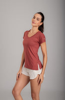 T-Shirt Energy Feminina Cappuccino