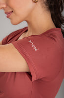 T-Shirt Energy Feminina Cappuccino